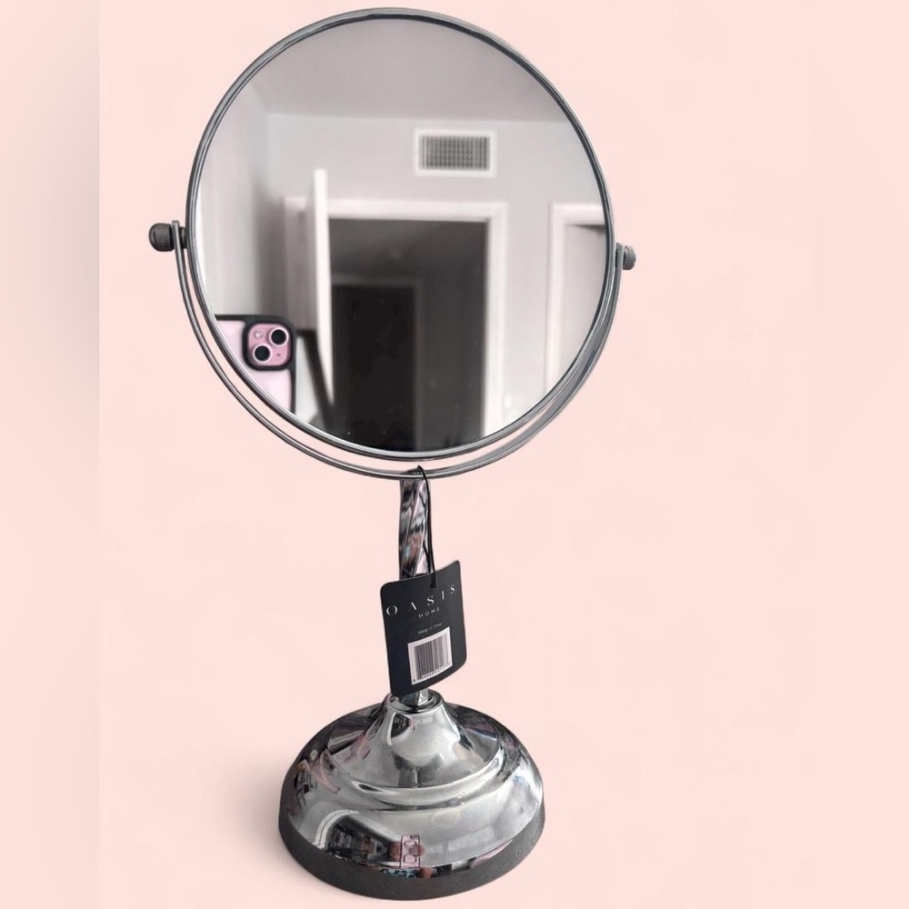 Oasis Silver Vanity Mirror